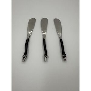 Vibhsa Lot Of 3 Butter Spreaders Pate Knife Replacements